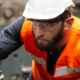 close up of service worker