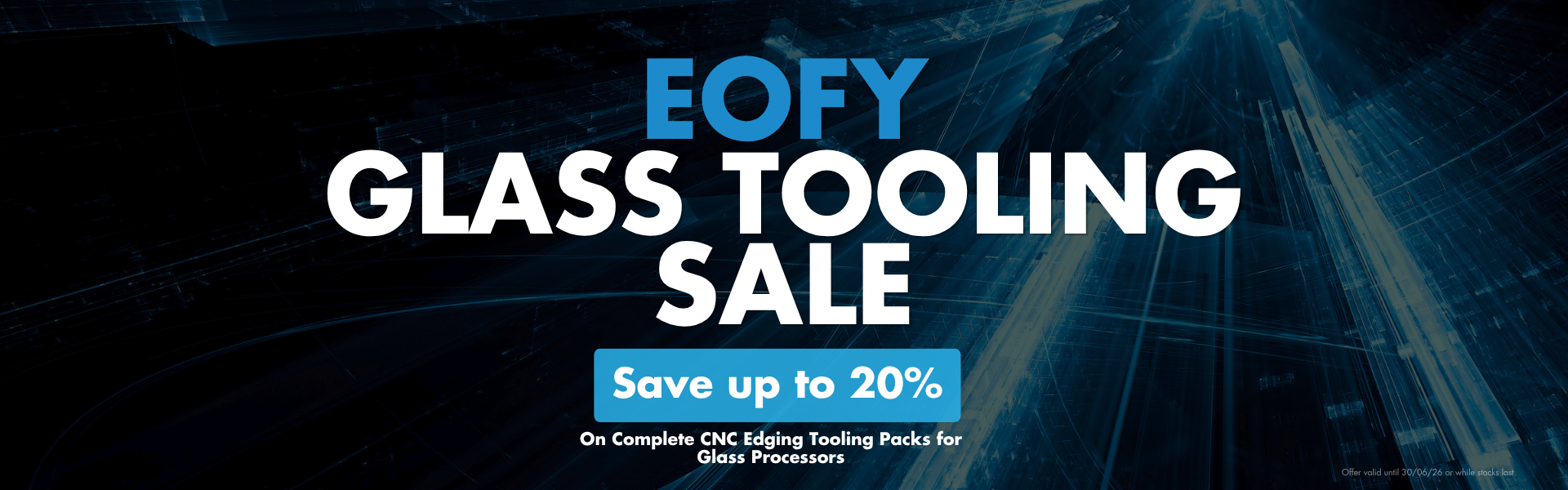 tooling sale website header