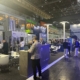 Visitors on the CMS stand at Glasstec 2026 in Düsseldorf