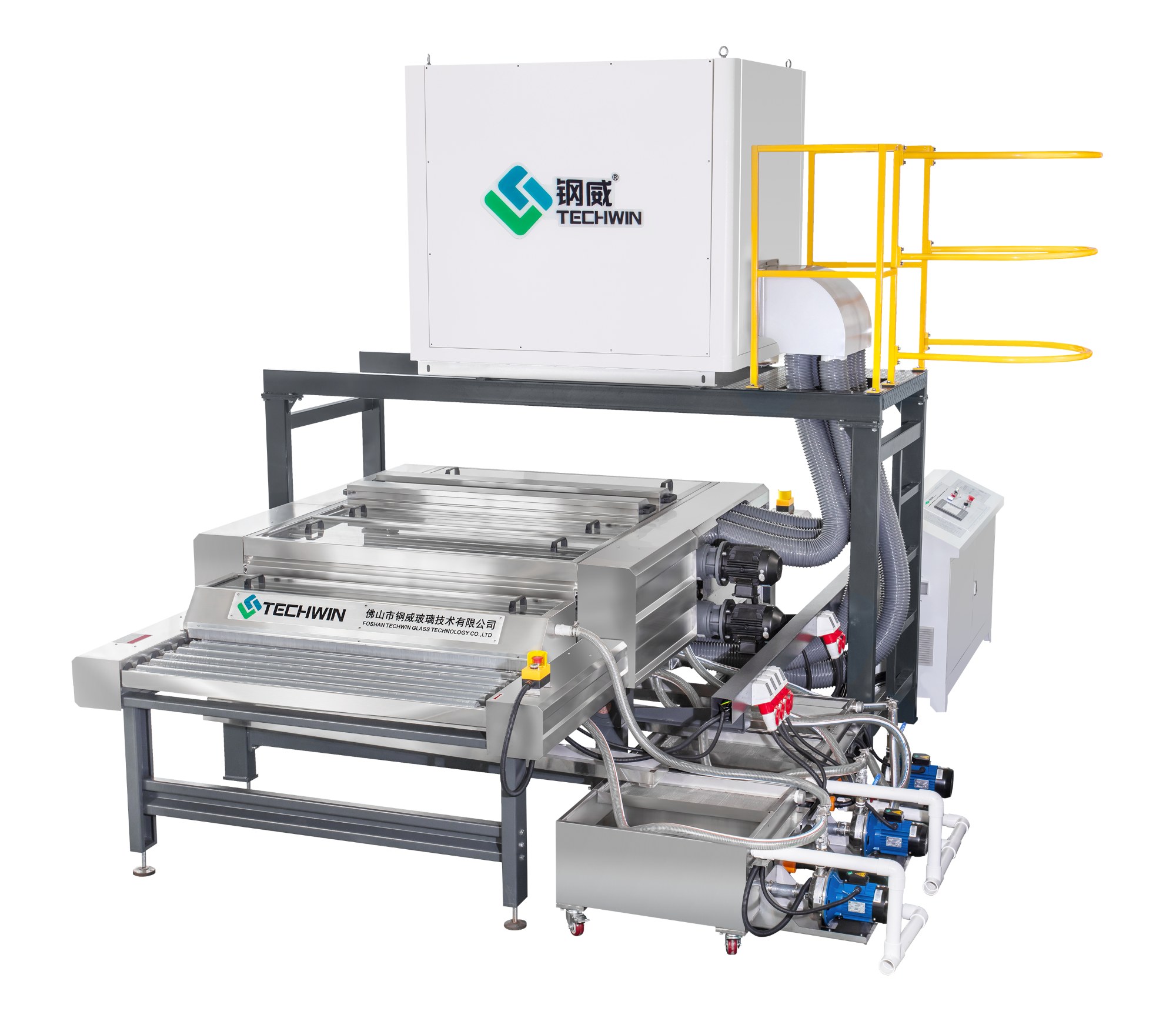Techwin TWQX-1200K-3 horizontal glass washing machine